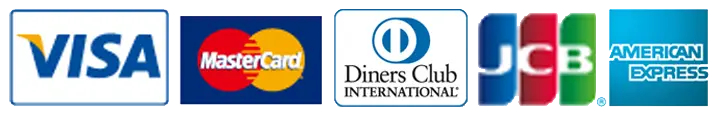 各種カードもご利用いただけます